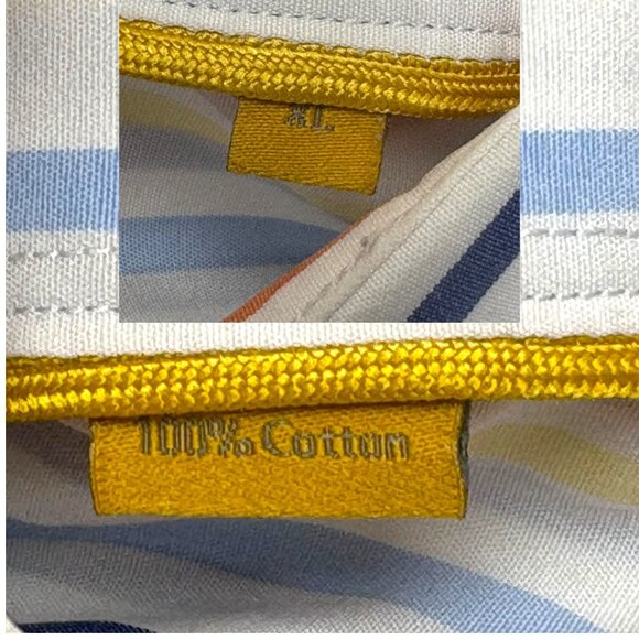 Robert Talbott Carmel White Striped Hidden Button Collar Shirt - Picture 4 of 11